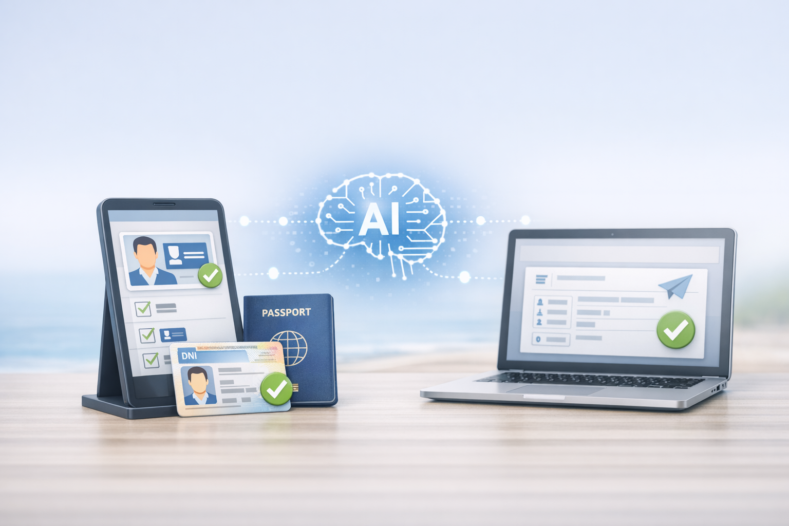 Reconocimiento de DNIs con IA en el check-in online