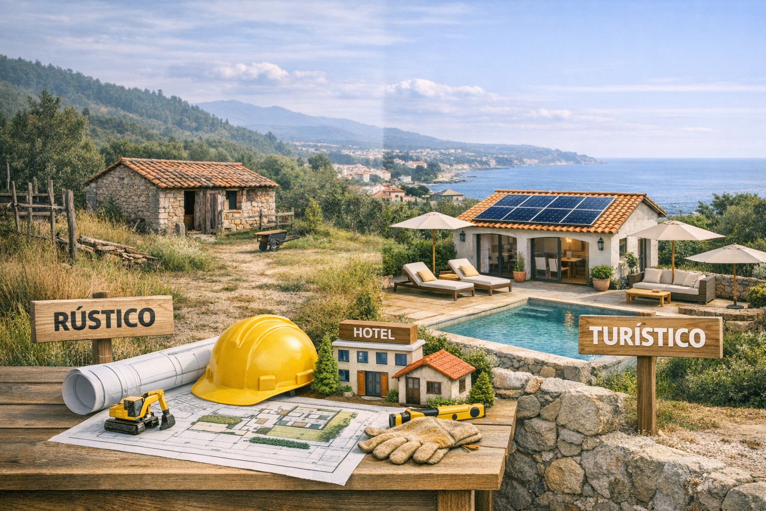 De Rústico a Paraíso Turístico: Cómo Habilitar Terrenos en Galicia para Alojamientos Vacacionales y Hoteles