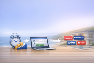 Cómo ahorrar tiempo y conseguir más reservas en Airbnb, Vrbo y Booking.com en 2026